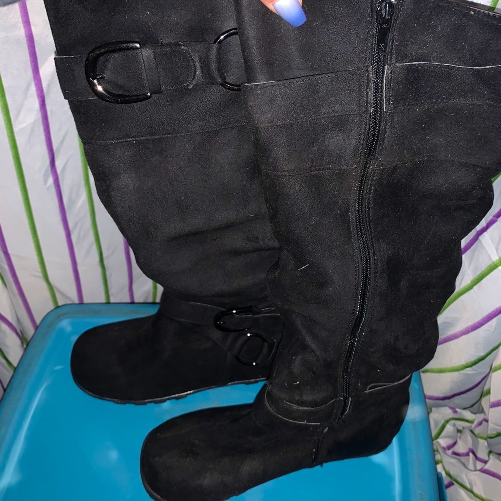 Knee high boots